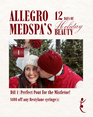 Day 1 | Perfect Pout for the Mistletoe!