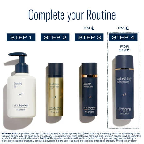 Alpharet Body Overnight Cream 5 oz