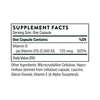 Vitamin D-5000 - NSF Certified for Sport 60 ct
