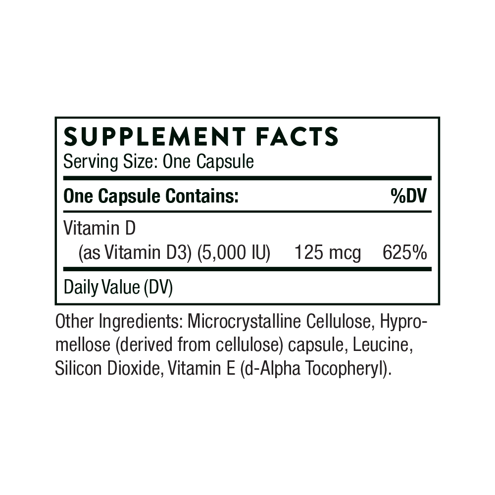 Vitamin D-5000 - NSF Certified for Sport 60 ct